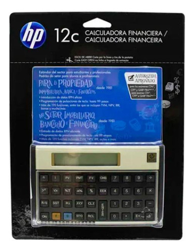 Calculadora Hp 12c Gold Escritório 120 Funções