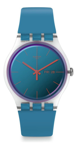 Reloj De Cuarzo Swatch New Gent Biosourced Polablue