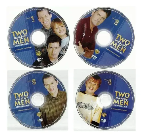 159 Fdv- Dvd 2004- Filme- Dois Homens E Meio- 2a. Temporada