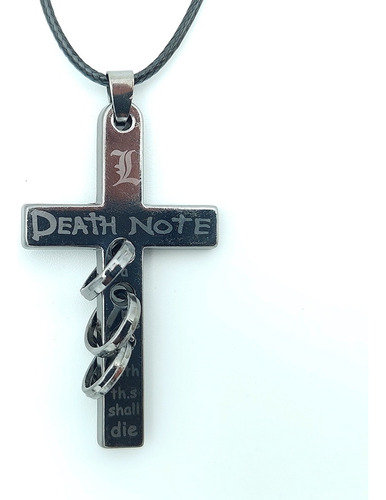 Collar Death Note M3 Cruz Anime De Colección