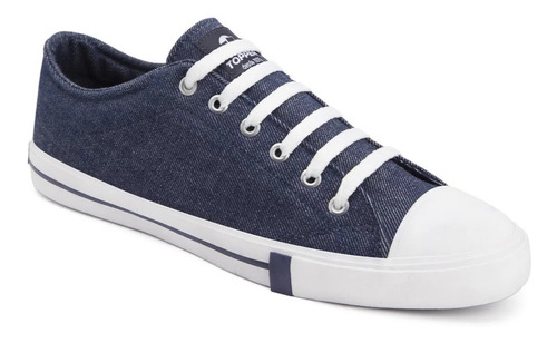 Zapatillas De Jean Topper Hyde Denim Azules De Moda Casual