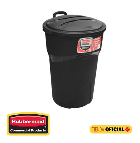 Rubbermaid Bote / Contenedor 32 Galones Exterior Tapa/ruedas