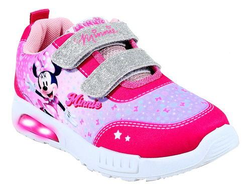 Imagen 1 de 7 de Zapatillas Con Luces Led Footy Disney Frozen Mickey Minnie