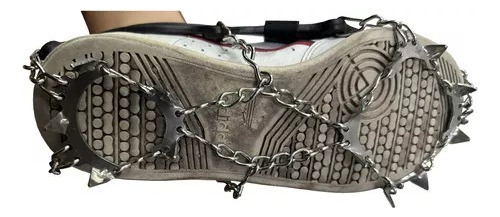 Crampones Hielo Nieve Antideslizantes Cadenas Puas Calzado