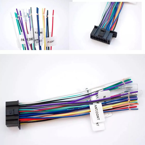 Arnes Enchufe Conector Android Radio 16 Pin Universal