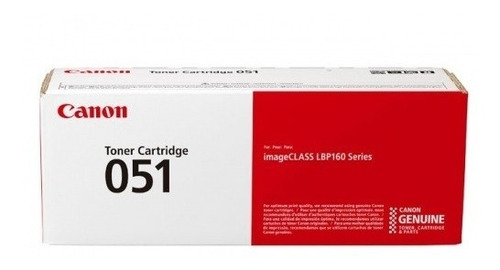 Imagen 1 de 2 de Toner Canon 051 Negro 1700 Paginas 2168c001aa