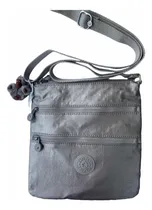 Comprar Bandolera Kipling Keiko Plata Metálico Original Mujer Ac8103