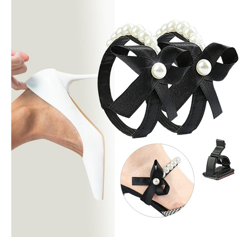 1 Par De Correas Para Zapatos De Mujer, Elásticas Y Antidesl