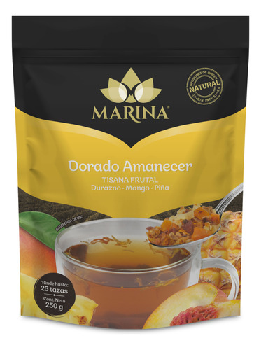 Tisana Frutal Dorado Amanecer Marina Bolsa 250 Gramos