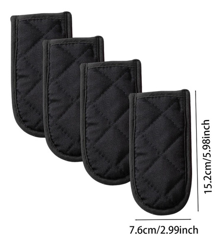 // Fundas Para Mangos De Sartén, Multifunción, Negro