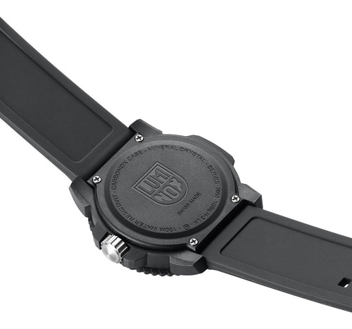 Reloj De Pulsera Luminox Para Hombre Negro X2.2067 Bisel Verde