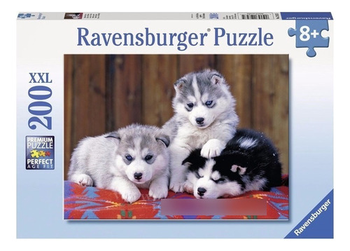 12823 Pequeños Huskies Rompecabezas Ravensburger 200 Pzs Xxl