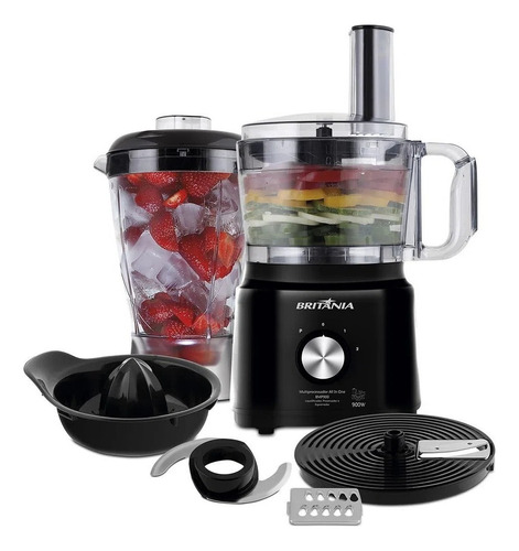 Multiprocessador All In One Bmp900p 5 Em 1 Britânia 127v Preto