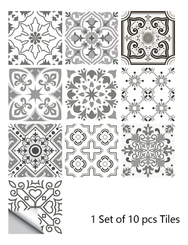 Mz6007 20x20cm 10 Uds. De Azulejos De Superficie Mate,