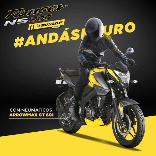 Imagen 4 de 16 de Bajaj Rouser Ns200 Dunlop 0km Ns 200 Edición Especial