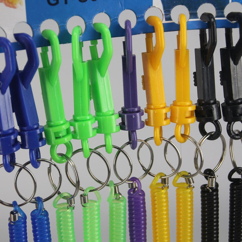 Juego De 12 Llaves De Cordón Con Cable En Espiral Flexible