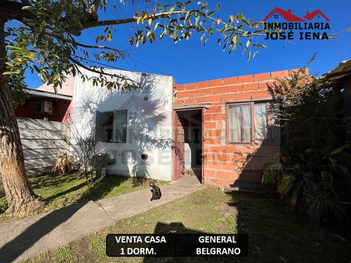 Casa 1 Dormitorio En Venta - Calle 54 E/ 155 Y 155 Bis - General Belgrano. 