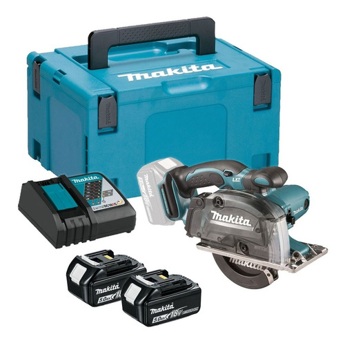 Sierra Metal 18v Inalámbrica 136mm 5-3/8'' Makita Dcs552rtj