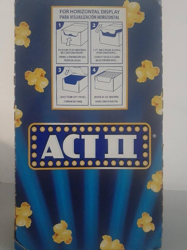 Imagen 4 de 4 de Cotufas De Microondas Act Ii Caja De 18 Unidades