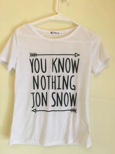 Remera Jon Snow De Mujer L