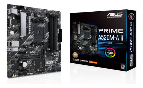 Motherboard Asus Prime A520m-a Ii/csm Am4 (hdmi, Vga, Dp