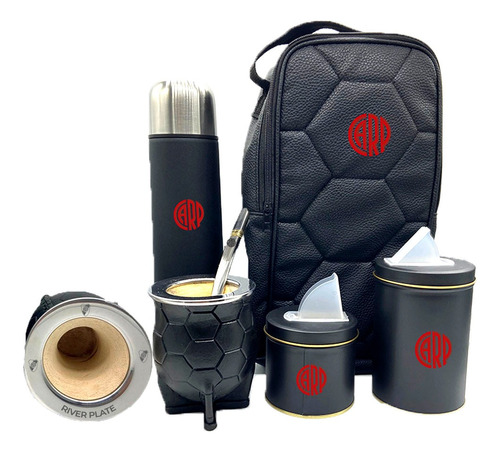 Set Matero C/ Termo, Latas, Mate Camionero River Plate Carp