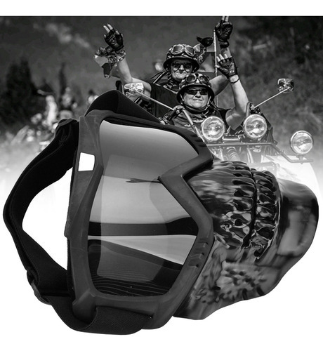 Máscara De Motocicleta Al Aire Libre Con Calavera