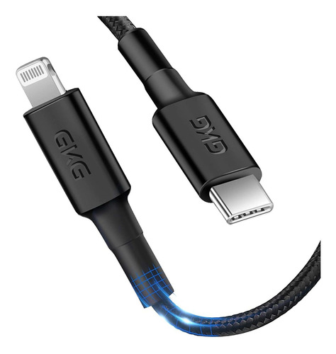 Usb C Para Cable Rayo 6 6 Pies Mfi Certificado iPhone 1...