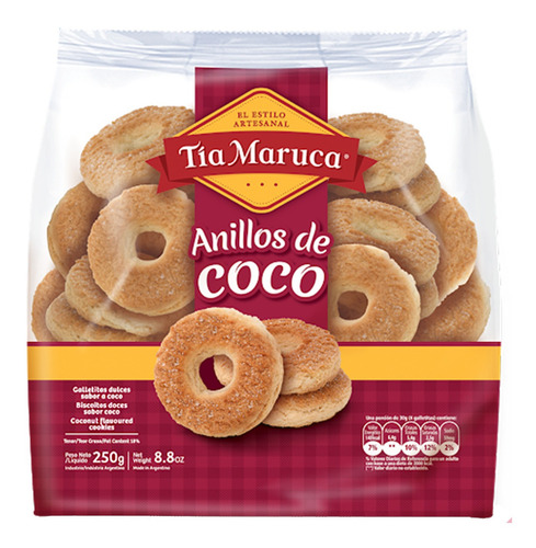 Galletitas Anillos De Coco Tia Maruca