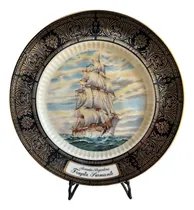 Comprar Plato Decorativo Tsuji Fragata Sarmiento Porcelana 23cm