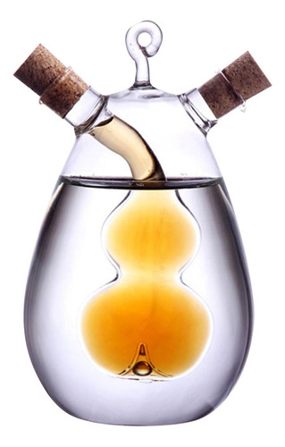 Botella De Aceite De Vidrio Con Dispensador De Tapones De