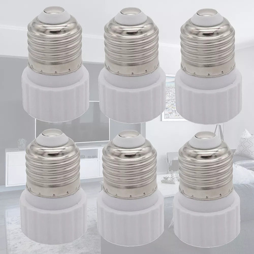Bombilla Led E27 Gu10, Adaptador Y Conector Convertidor, 6 U