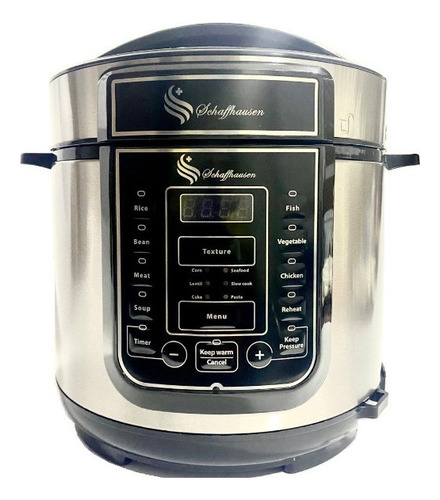 Olla Presión Multicooker Usos Digital 5l 14 Programas Color Plateado