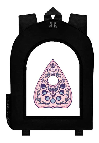 Mochila Negra Esoterismo Tarot Bruja Art#ar24