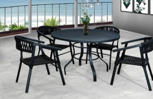 Mesa Tampo De 1.50cm Alumínio Jardim Piscina Churrasco Deck
