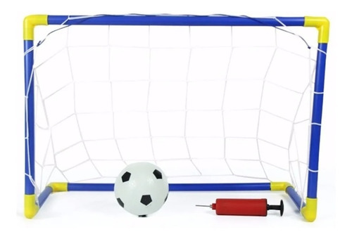Imagen 1 de 2 de Arco Futbol Grande Pvc Armable + Accesorios