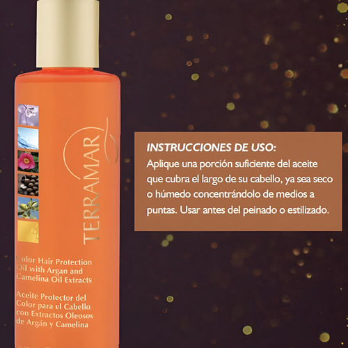 Aceite Protector Del Color Cabello 195ml Terramar+regalo!