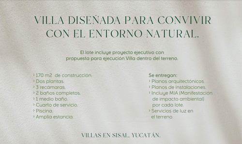 Imagen 9 de 16 de Terreno En Privada Con Club De Playa En Sisal , Yucatán
