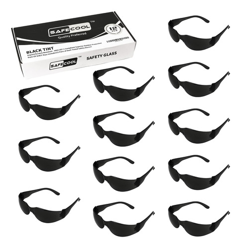 Gafas De Seguridad (paquete De 12), Gafas Protectoras De Pol
