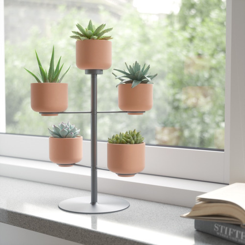 Terrapotta Suporte Vaso De Planta De Mesa C/ 5 - Umbra