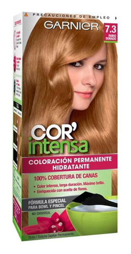 Kit Coloración Cor Intensa 7.3 Rubio Dorado