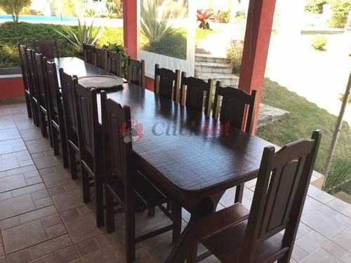 Linda Chácara Localizada No Condomínio Recanto Dos Pássaros, Jacareí - Sp Com 5 Dormitórios, Sendo 3 Suítes, 4.000 M2 De Terreno. - 5518