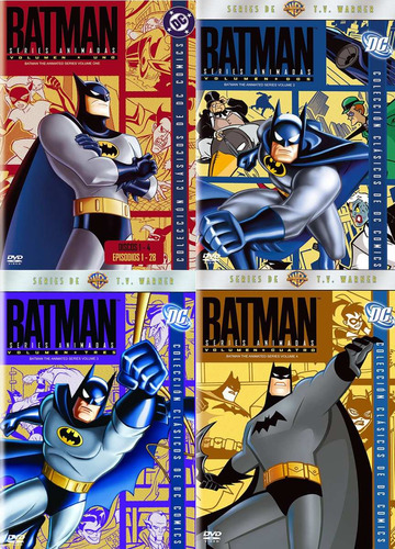 Batman La Serie Animada Paquete Vol 1 2 3 4 Serie Dvd