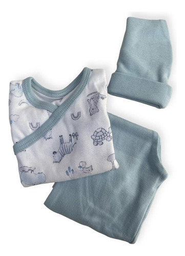 Conjunto Pilim De Batita Cruzada, Pelele Y Gorro Para Bebe