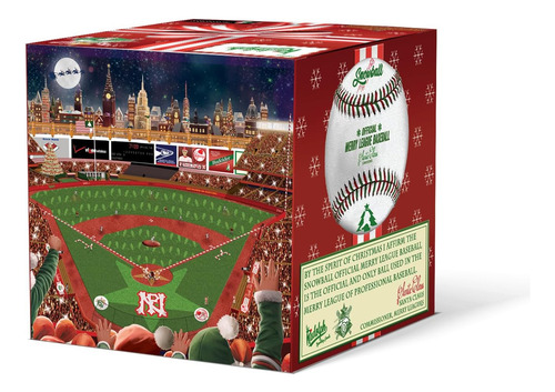 Rudolph Béisbol Navideño Oficial De The Merry Leagues. Calce
