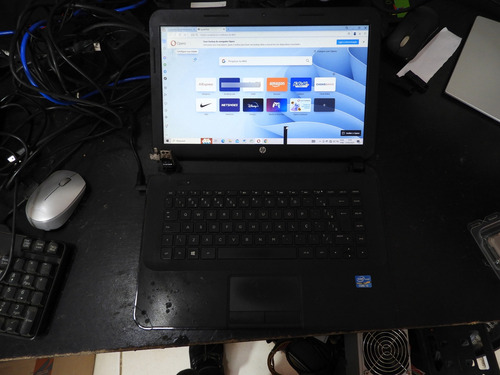 Notebook Hp 240 G2 I3 I3-3110m - Funcionando - Leia Anuncio Preto (Usado)