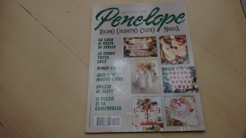Revista Importada Penelope 9 Bordados Monograma K389