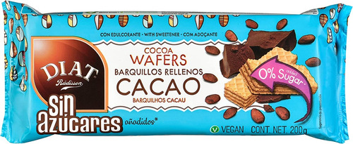 Diat Radisson - Barquillos Rellenos De Cacao 200g