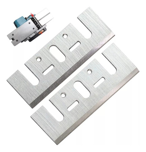 Cuchillas Cepillo Anchas 82 Mm Hss Compatible Makita Y Otras