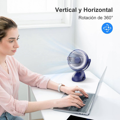 Ventilador Portatil Usb,10000mah Ventilador Con Batería